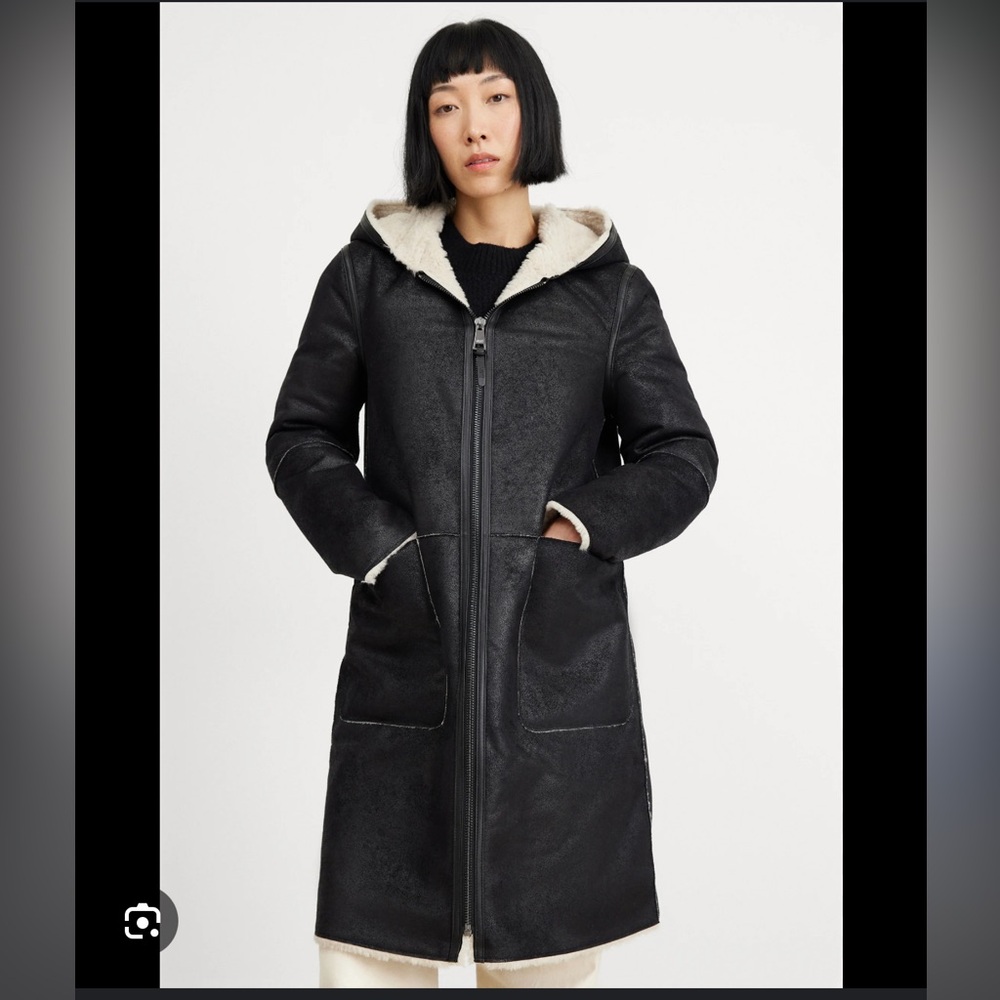 DKNY Shearling Coat